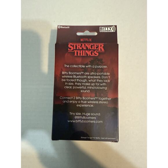 Eleven Stranger Things Netflix Bitty Boomers Collectible Bluetooth Speaker - Picture 2 of 3